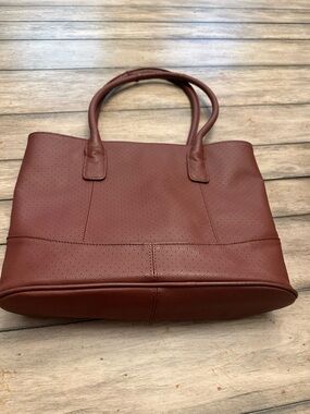 Ameri Leather Brown Handbag